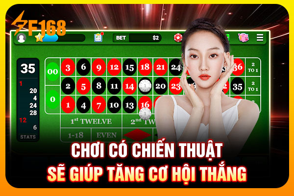 Chơi có chiến thuật sẽ giúp tăng cơ hội thắng Chơi có chiến thuật sẽ giúp tăng cơ hội thắng