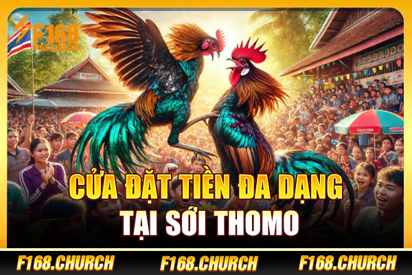 Cửa đặt tiền đa dạng tại sới Thomo