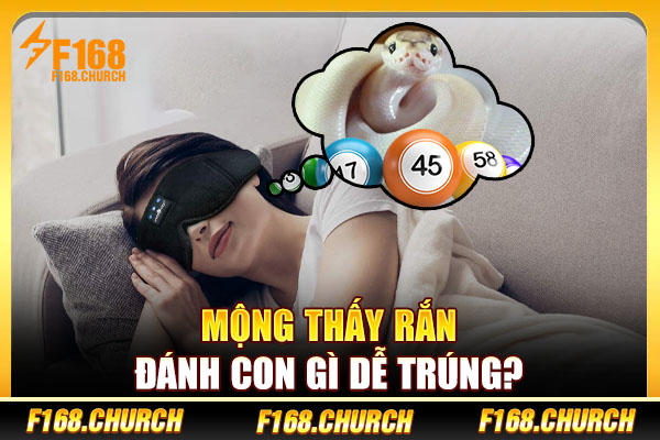 Mộng thấy rắn đánh con gì dễ trúng?